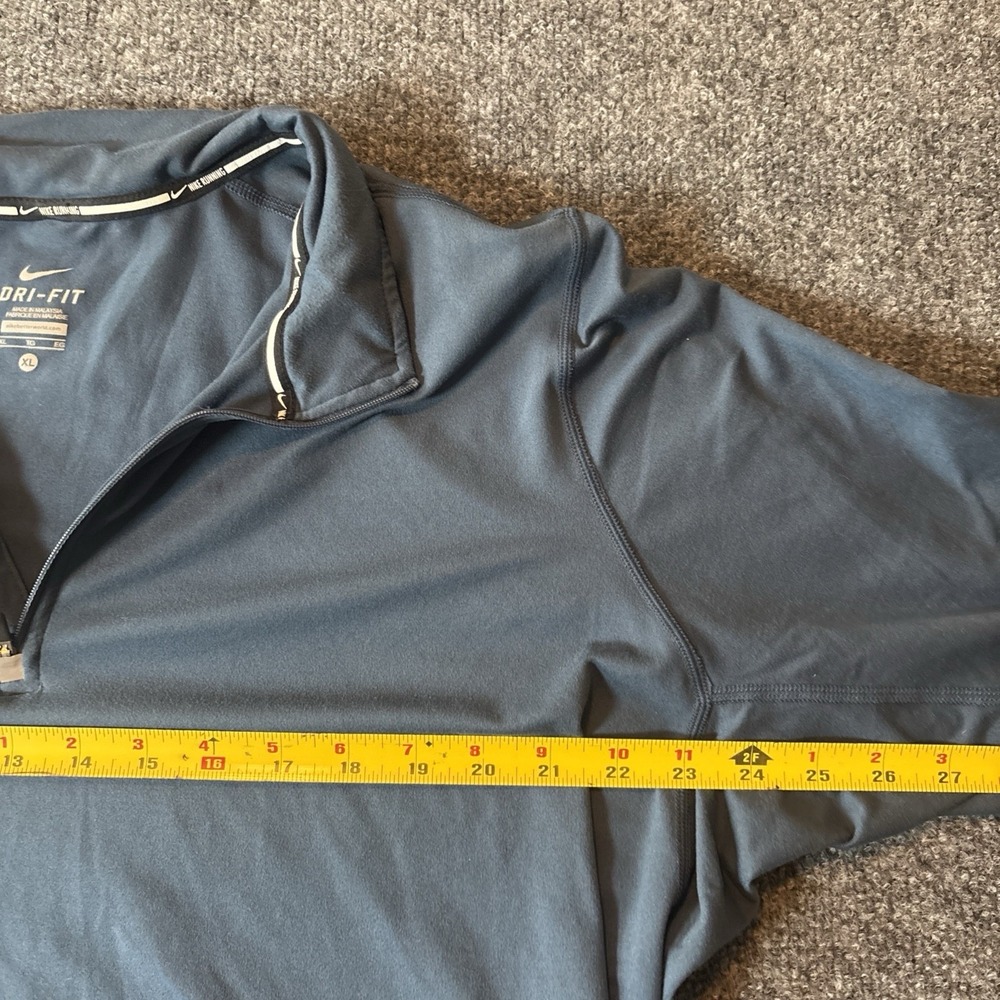 Nike Men's Dri-FIT Element 1/4 Zip Blue Running Pullover Size XL Lightweight - Picture 7 of 8